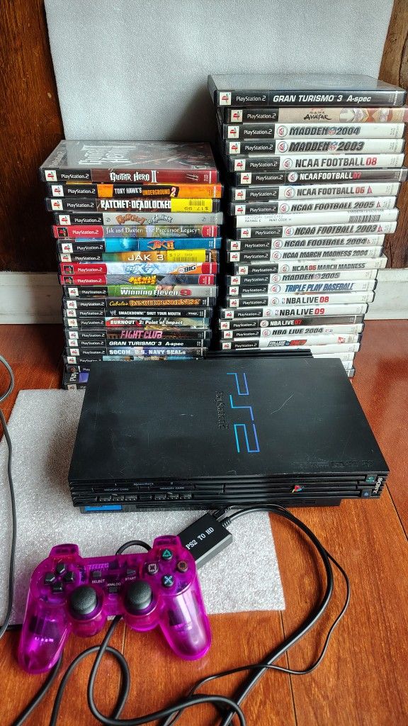 Ps2 With 41 Games And One Controller And HDMI Bundle Only