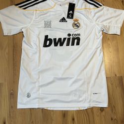 Real Madrid 2009 Home Jersey Ronaldo Short Sleeve 