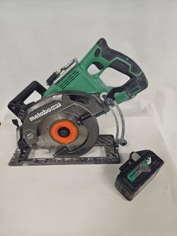 Metabo HPT Brushless Cordless 36V 7-1/4" Rear Handle Circular Saw w/ 4Ah Battery ( no charger) P818238-1