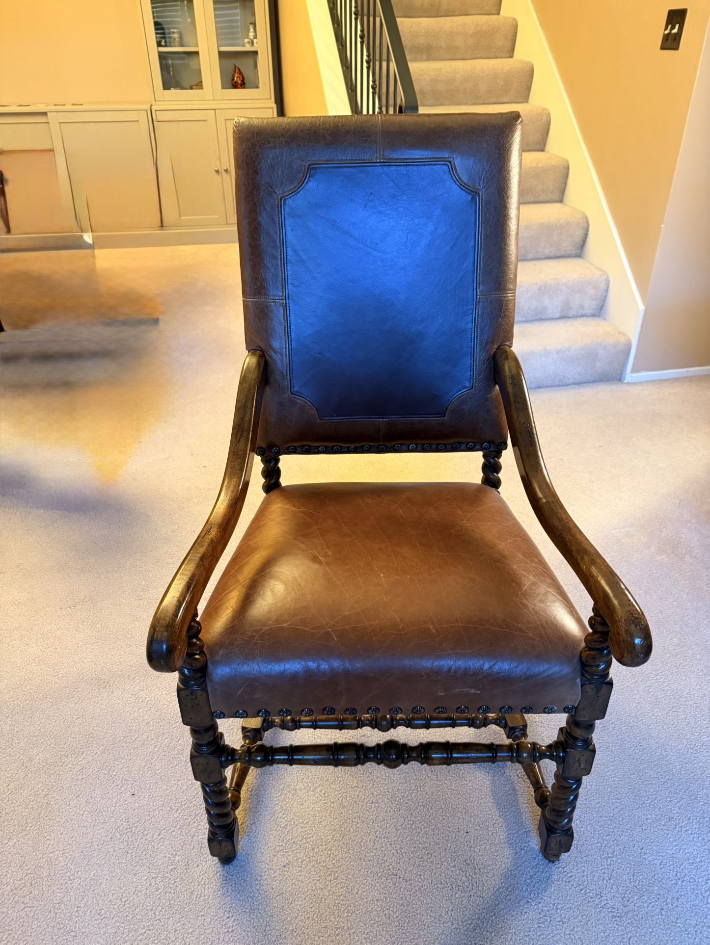 Hardwood Dining Chairs (2)