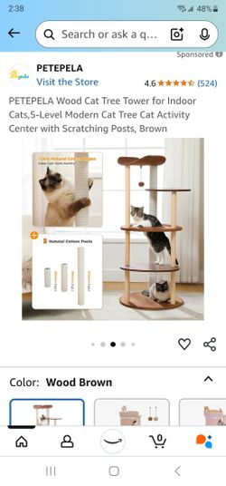 Petepela wood cat tower - NEW