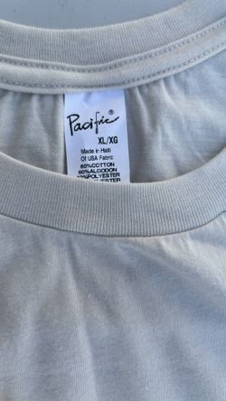 Pacific T-Shirts Natural * 4 for $10.00