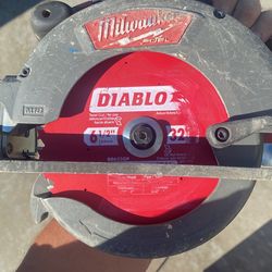 Milwaukee 6 1/4 Fuel Saw Used