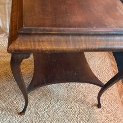 Vintage French Table 26” Square 29” Tall