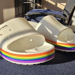 Crocs Rainbow Slide Men's 10 / Women's 12