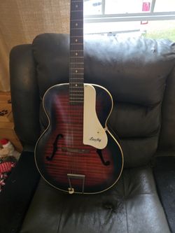 1950s To 60s Barclay USA Harmony Arch Top Guitar 