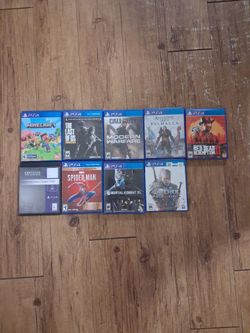 PS4 Games For Sale — $10-$15 Each