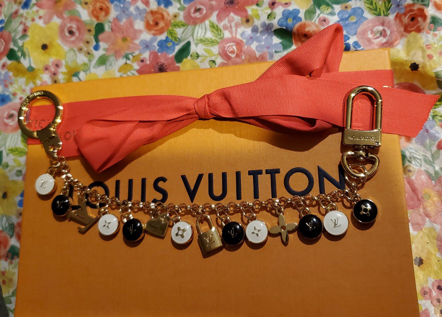 Louis Vuitton bag charm keychain