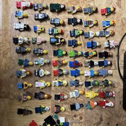 60 LEGO MINIFIGURES LOT (city, Star Wars, Super Heroes)