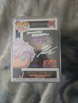 Gojo Funko Pop Signed