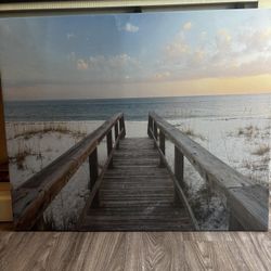 Ocean Scene About 30x20 On Canvas