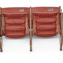  Original Two Seat Section Chairs From The Los Angeles USC Coliseum