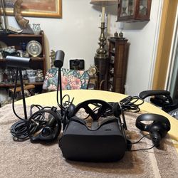 Oculus Rift Virtual Reality Headset with Controllers & Sensors