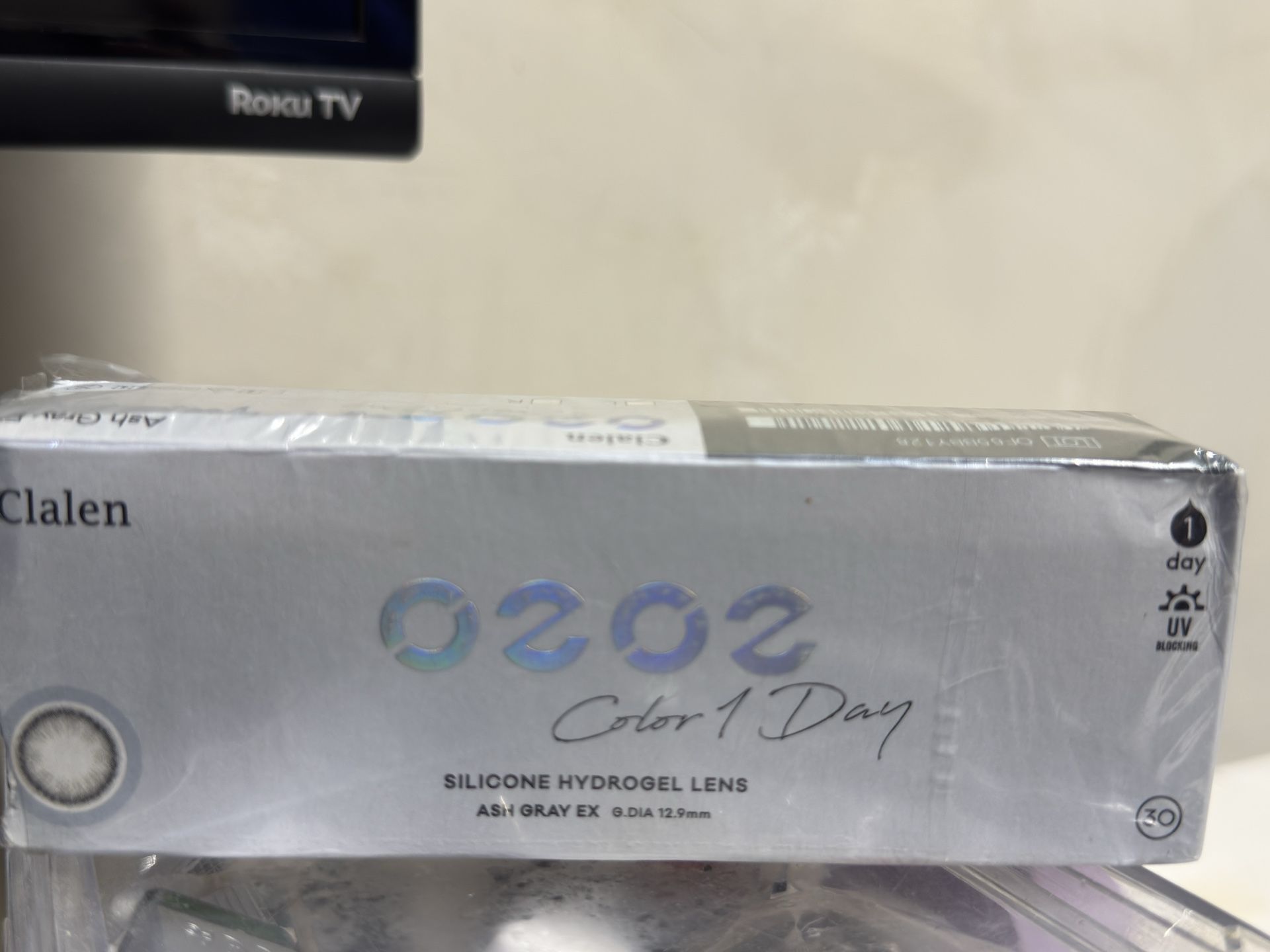 Clalen O2O2 Color 1Day Ash Grey EX (20pcs) Colored Contacts