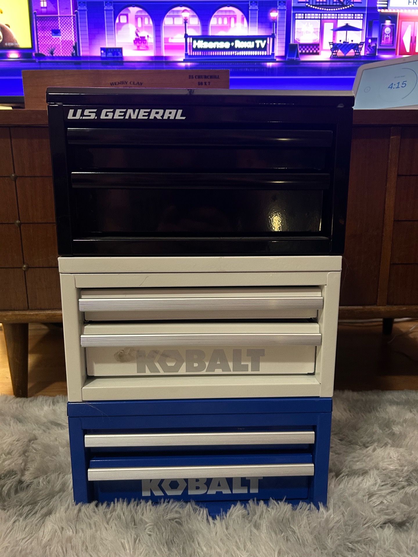 Kobalt and US General mini toolboxes
