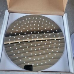 New 14 Inch Mirrored Rainfall Shower Head 