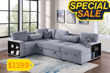 SECTIONAL WITH PULL OUT