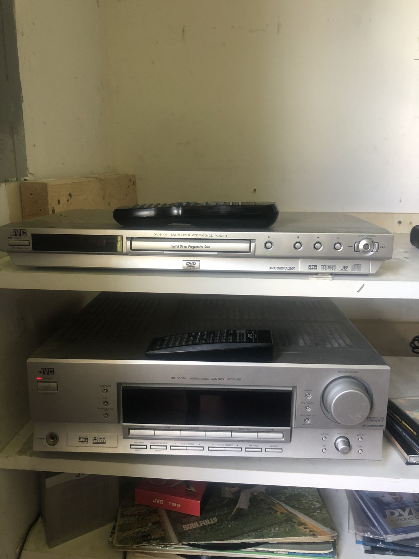 JVC RECIEVER/AMP and DVD PLAYERR