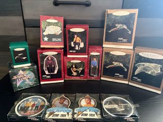 Star Trek Ornaments and Figures Lot