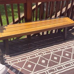 Real Wood Bench 
