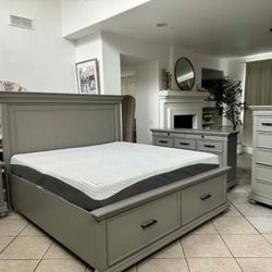 5 Piece Cal King Bedroom Set 