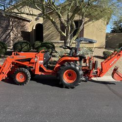 2007 Kubota B7800 4x4 w/Loader and Backhoe