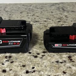 “Read Description”   Milwaukee Batteries 