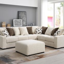 Brand New Sectional With Ottoman! $1899 Same Day Delivery And Set Up