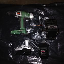 OSH 18V DRILL W/CHARGER + 2 BATTERIES