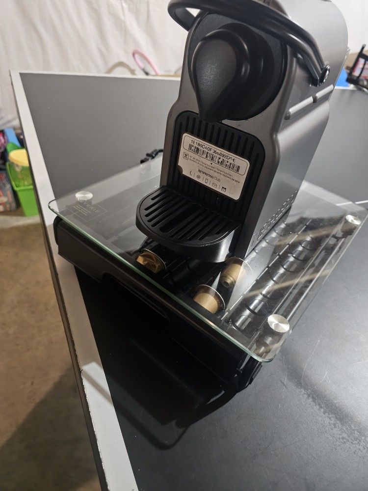 Nespresso Coffee Making Machine / Storage Rack