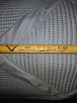 Drumbstick Vader Signed By Legend David Silveria From Korn
