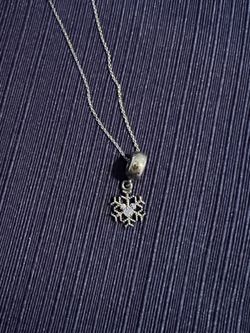 Sparkling Mickey Snowflake Charm