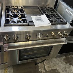 Thermador 36” Gas Range Stainless Steel