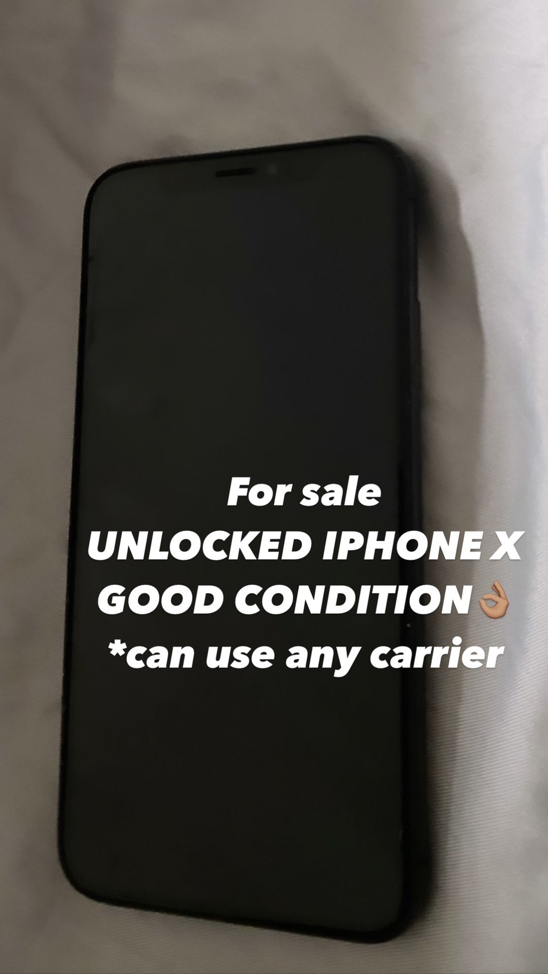Unlocked iPhone X