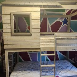 Playhouse Double Bunk bed 