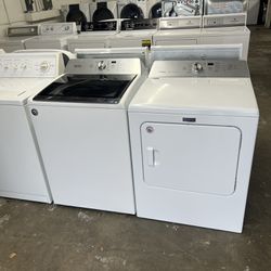 Maytag Commercial Technology Washer Dryer w/ Steam 