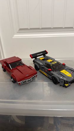 Lego speed champions Chevrolet corvette and 1969 Chevrolet corvette