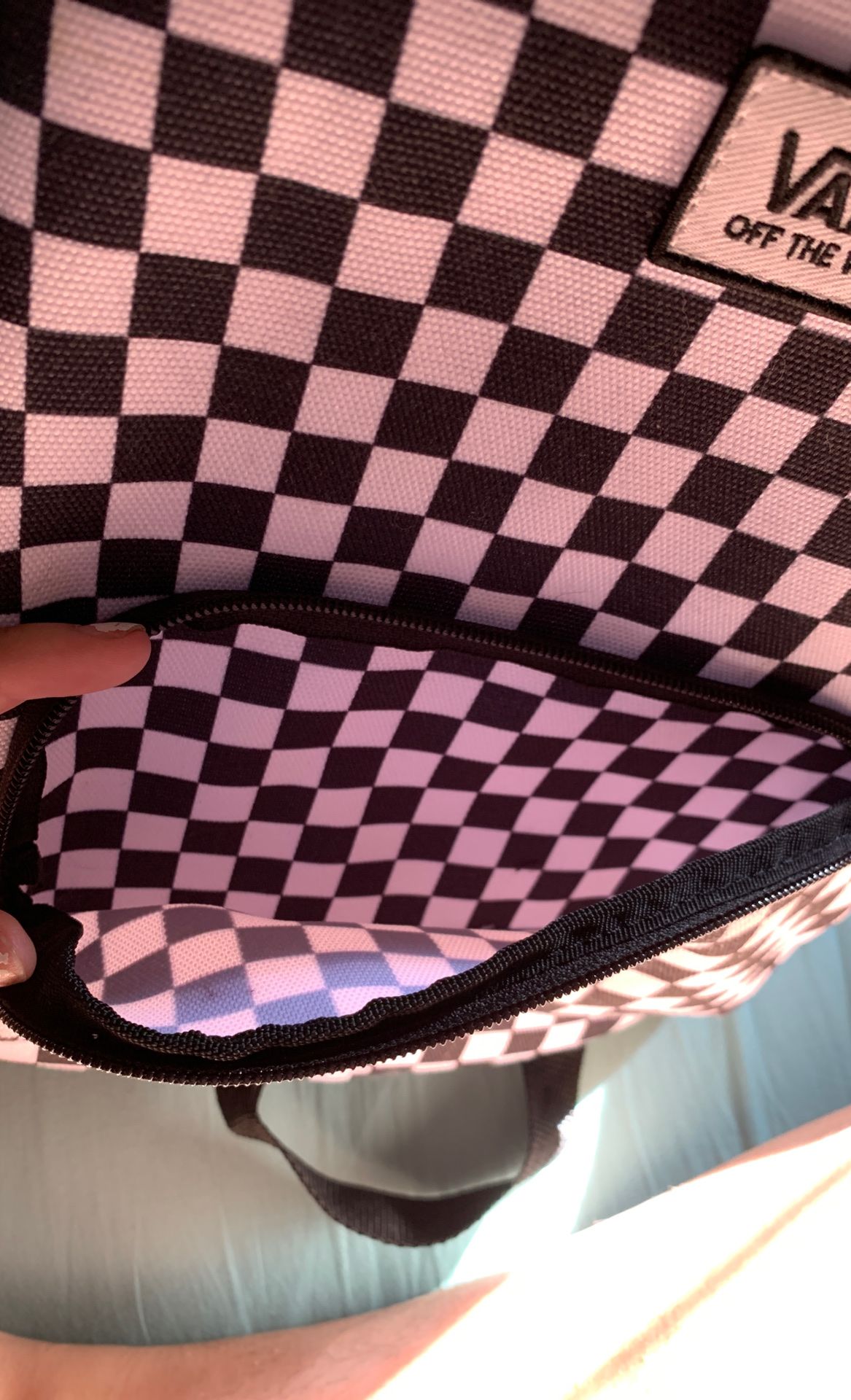 MEDIUM/SMALL SIZE VANS CHECKERED BACKPACK