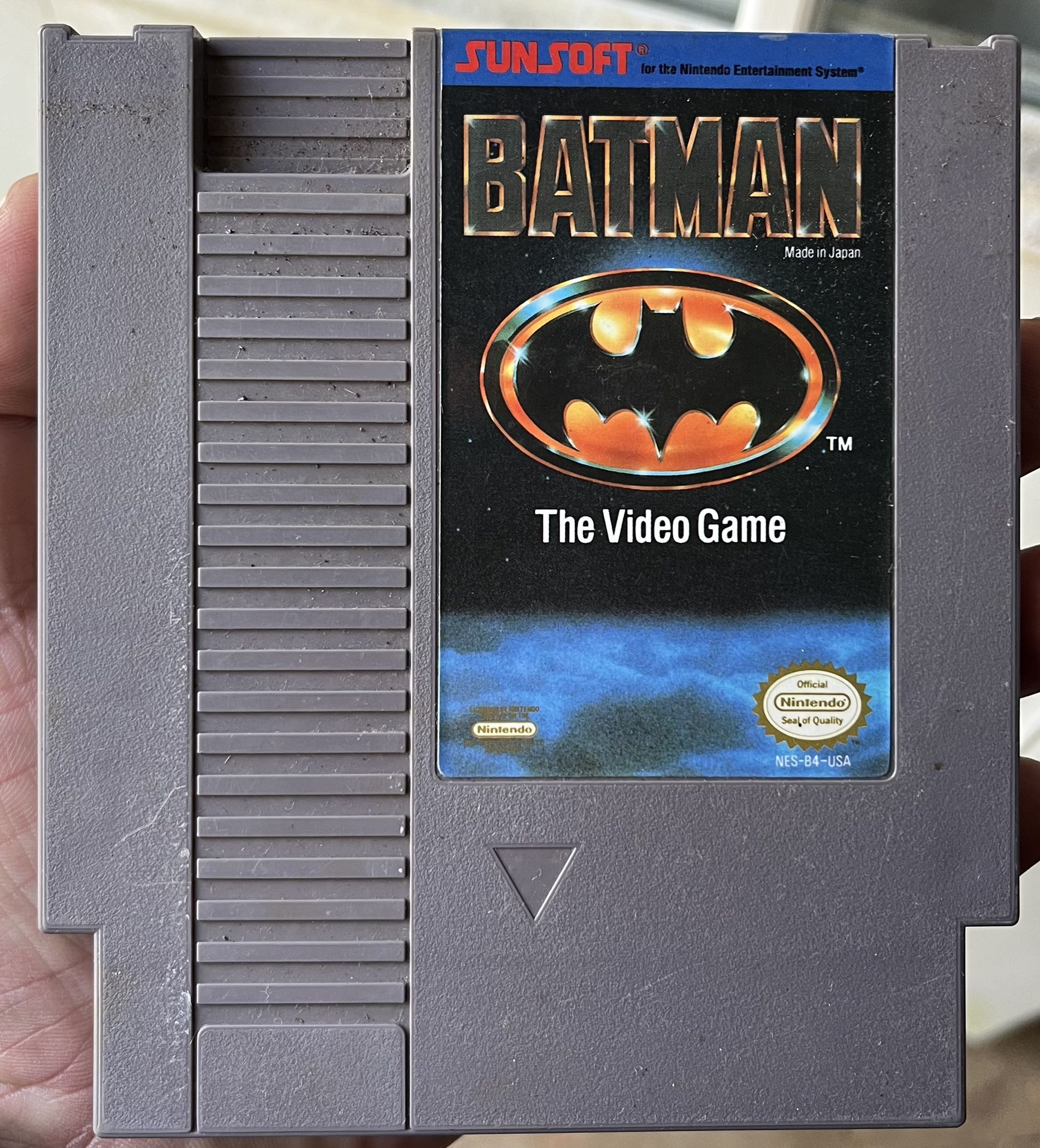 NES  Batman Video Game Cartridge 