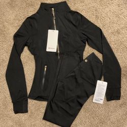 Lululemon Define Set Black and Gold - Size: 2