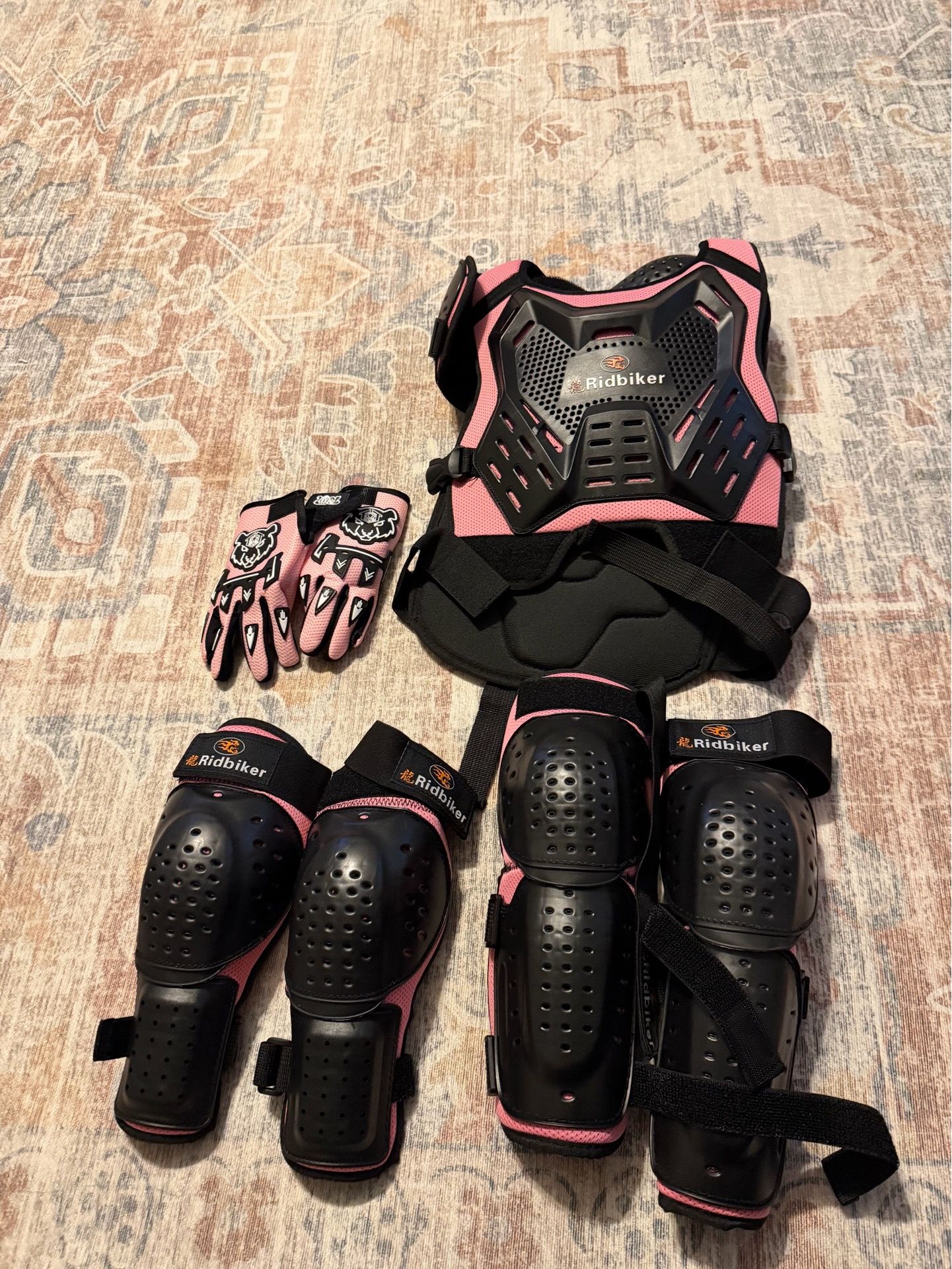 Girls motor bike safety gear