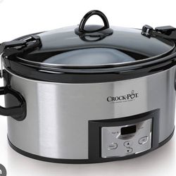 Crock-Pot 6 Quart Cook & Carry Programmable Slow Cooker.