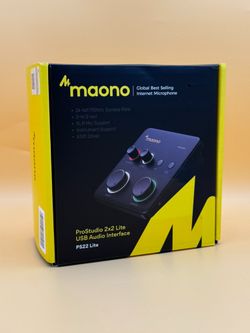 MAONO PROSTUDIO 2X2 LITE USB AUDIO INTERFACE LIKE NEW