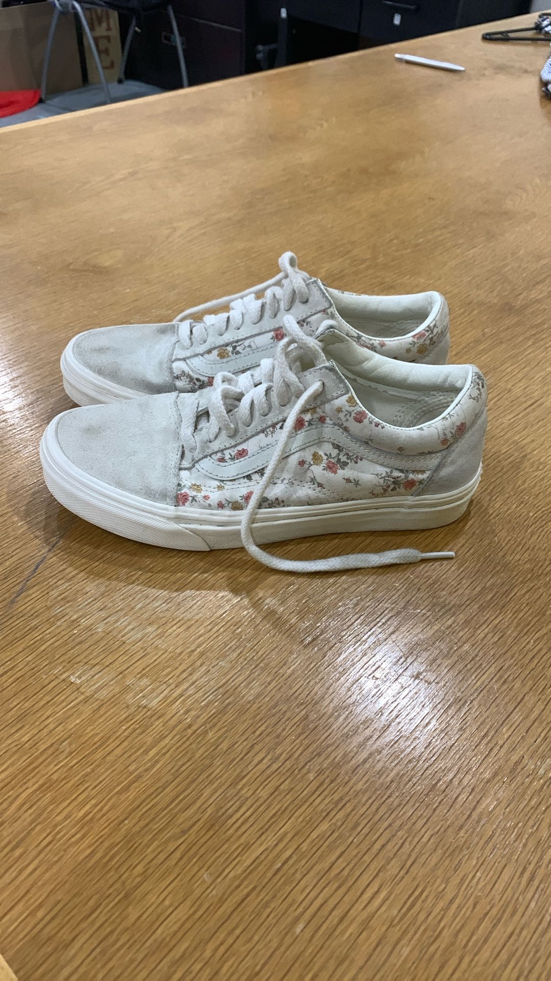 White Vans, Size: 7.5 Mens/9 Womens