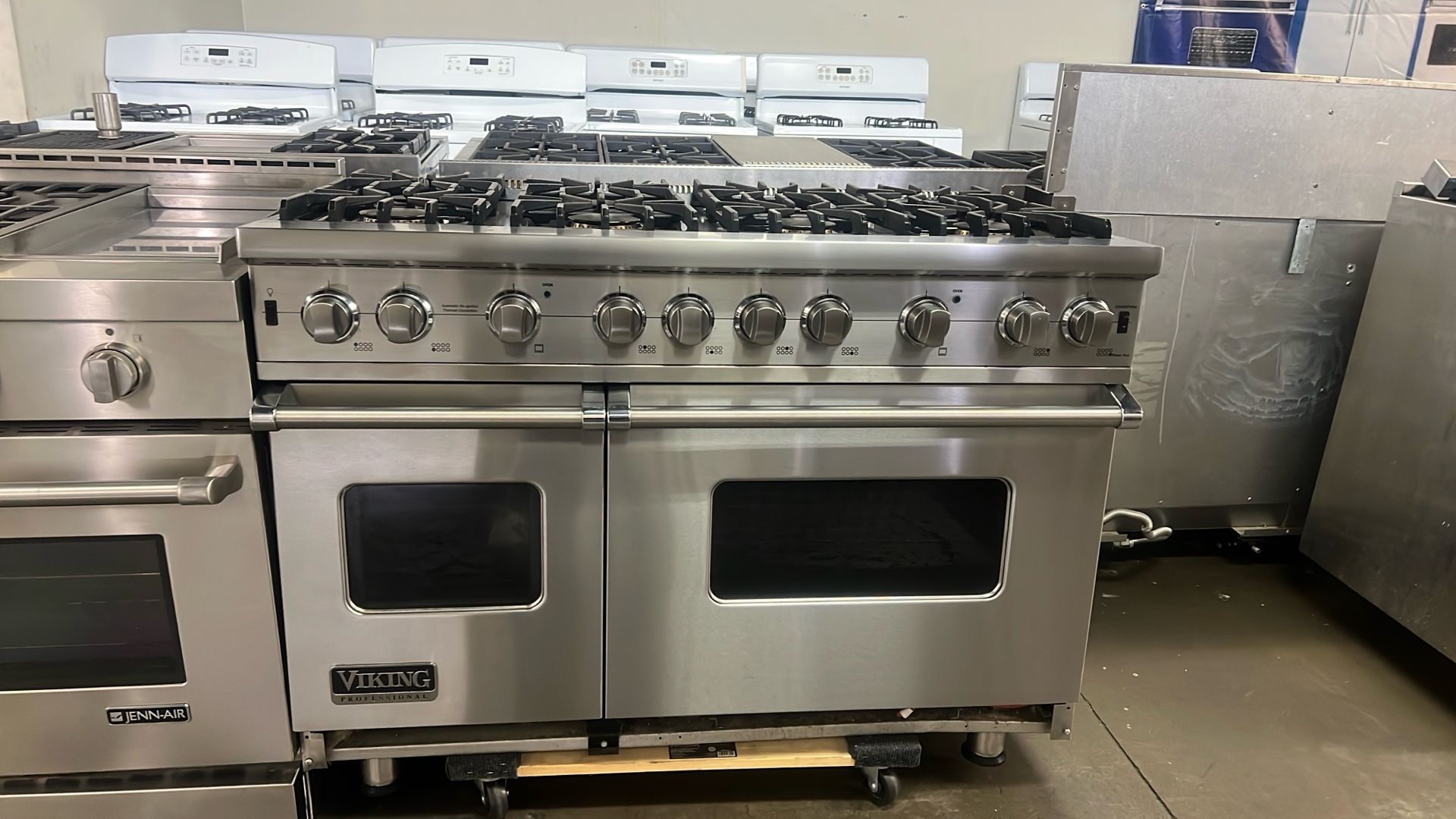 VIKING 48”WIDE ALL GAS RANGE STOVE STAINLESS STEEL