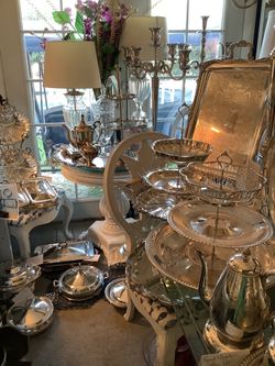 Brides…Brides…Brides Vintage Silverplate / Crystal Collection Downsize