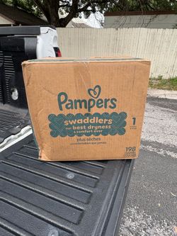 Pampers Swaddlers Size 1 Diapers 198ct
