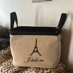 Large Designer Canvas Storage Bin