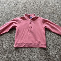 Women’s Large pink/rose IZOD 1/4 zip sweatshirt