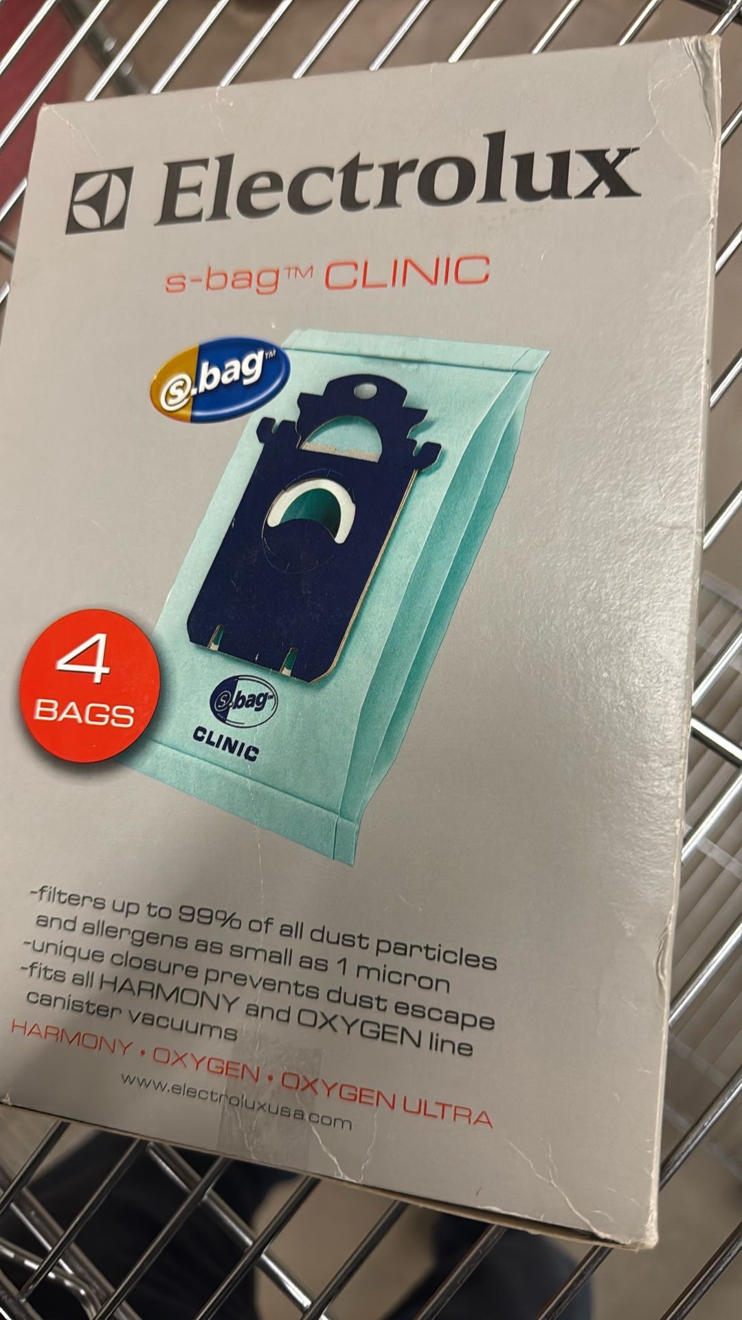 Electrolux S Bags Box Of 4